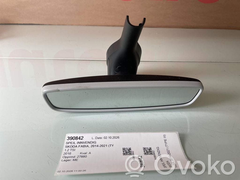 Skoda Fabia Mk3 (NJ) Atpakaļskata spogulis (salonā)