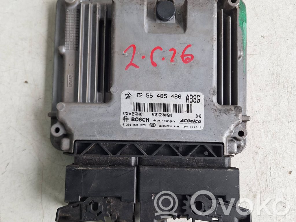 Opel Zafira C Unitate/modul de control motor 