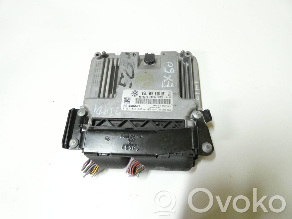 Engine control unit/module ECU   03L906018MF,03L906018LD,0281018370