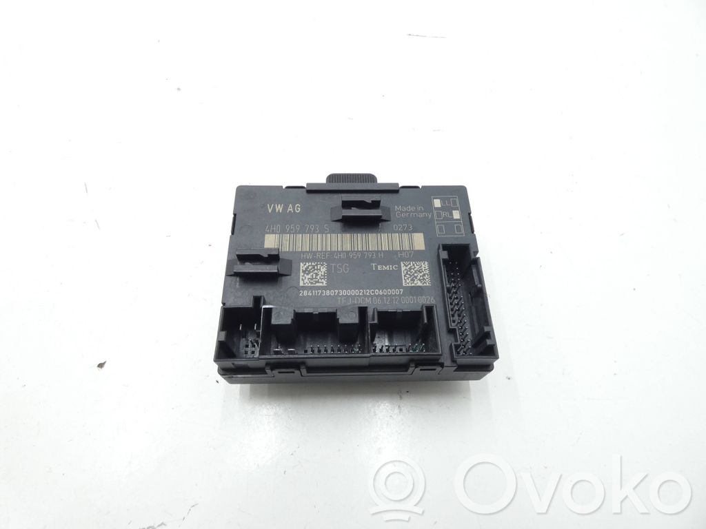 Audi A8 S8 D4 4H Door control unit/module 