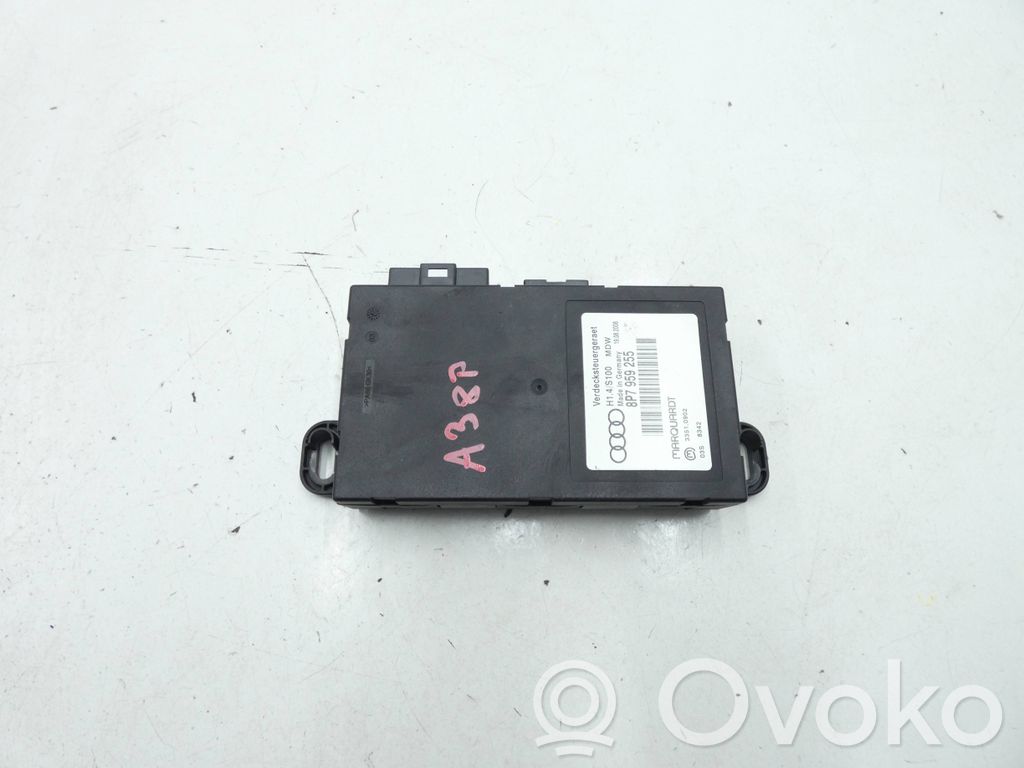 Audi A3 S3 8P Unité de commande / module de toit ouvrant 