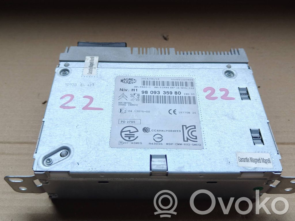 Peugeot 308 Panel / Radioodtwarzacz CD/DVD/GPS 