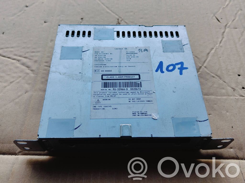 Peugeot 308 Radio/CD/DVD/GPS head unit 