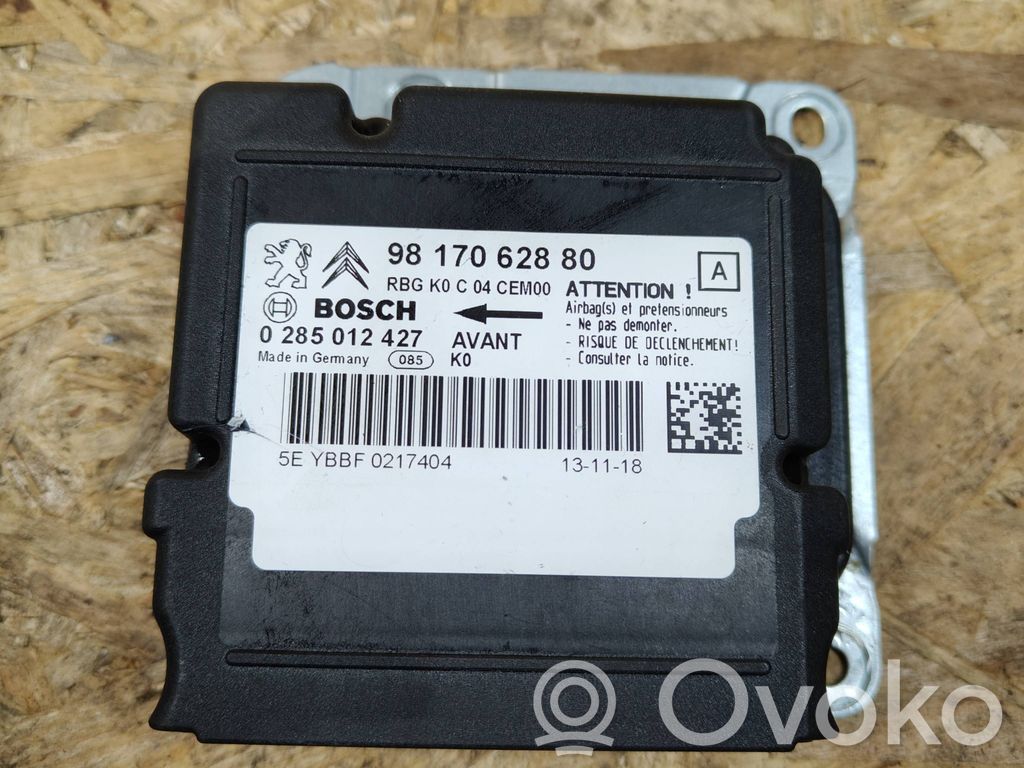 Citroen Jumpy Airbag control unit/module 
