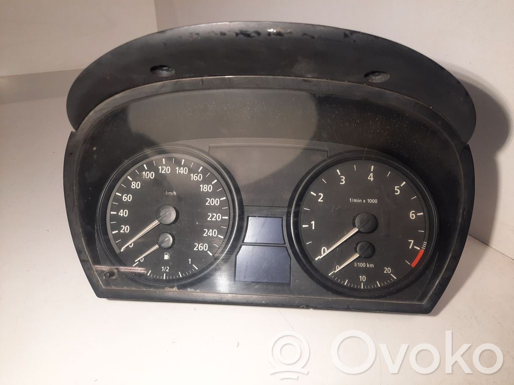 BMW 3 E90 E91 Speedometer (instrument cluster) 