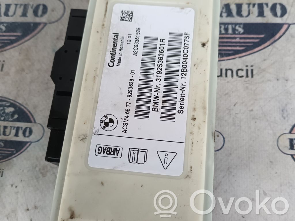BMW iX3 G08 Sterownik / Moduł Airbag 