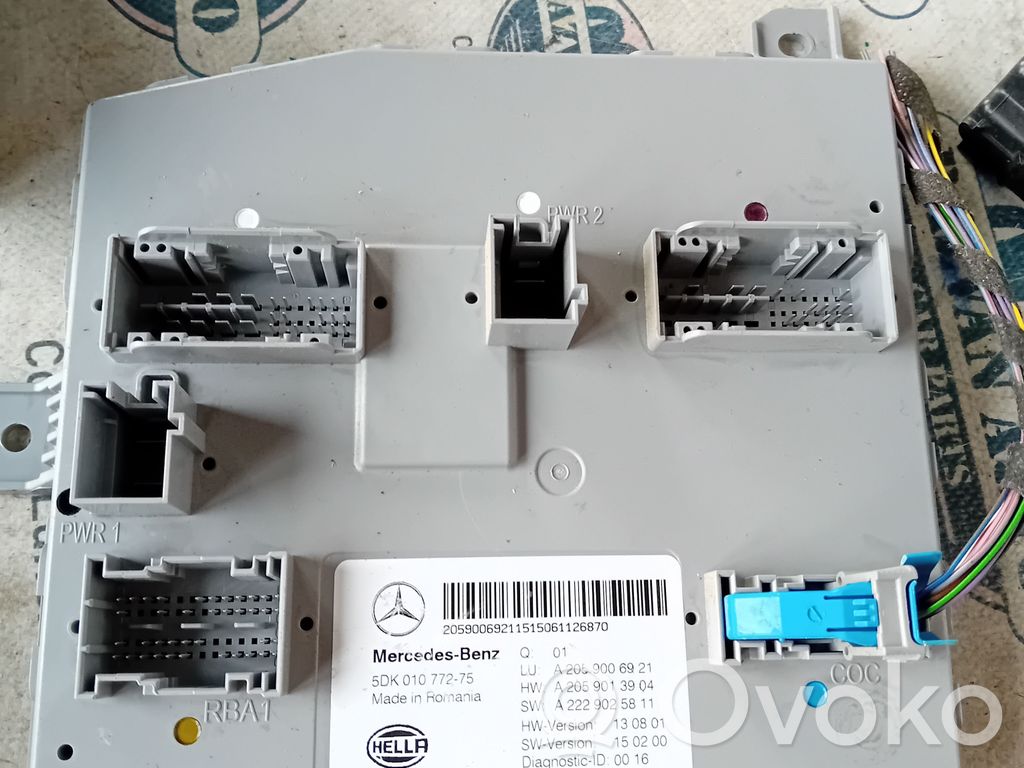 Mercedes-Benz C W205 Comfort/convenience module 