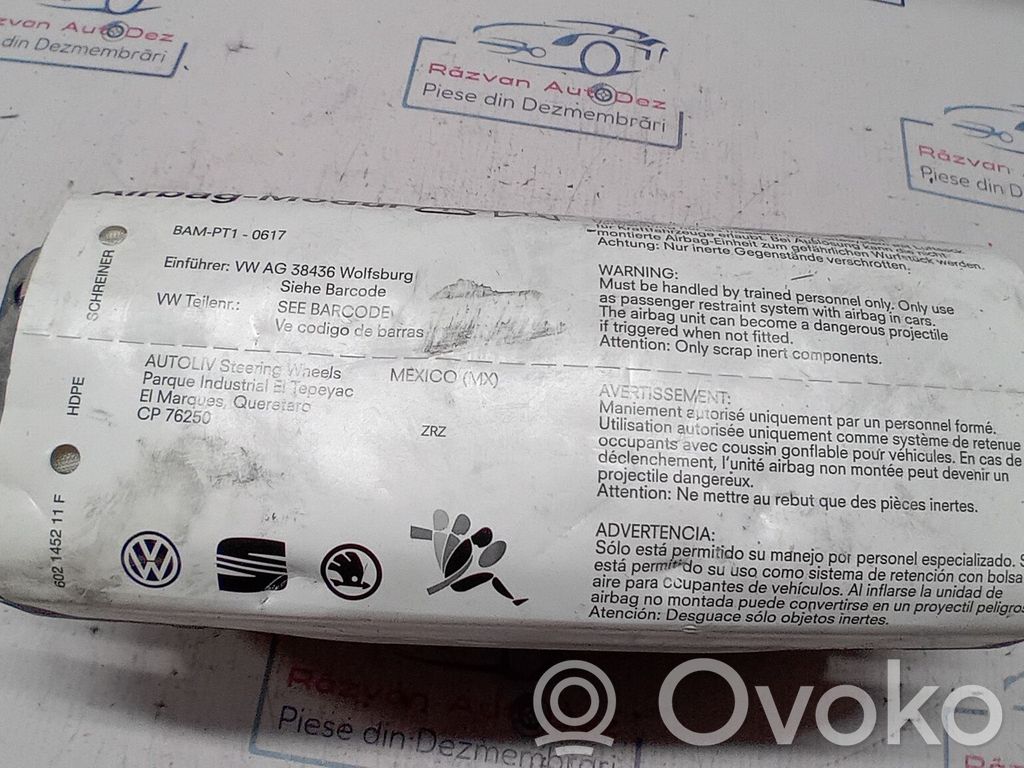 Volkswagen Jetta I Poduszka powietrzna Airbag pasażera 