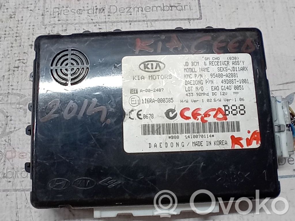 Comfort/convenience module   95400A2881,22944,95400A2881