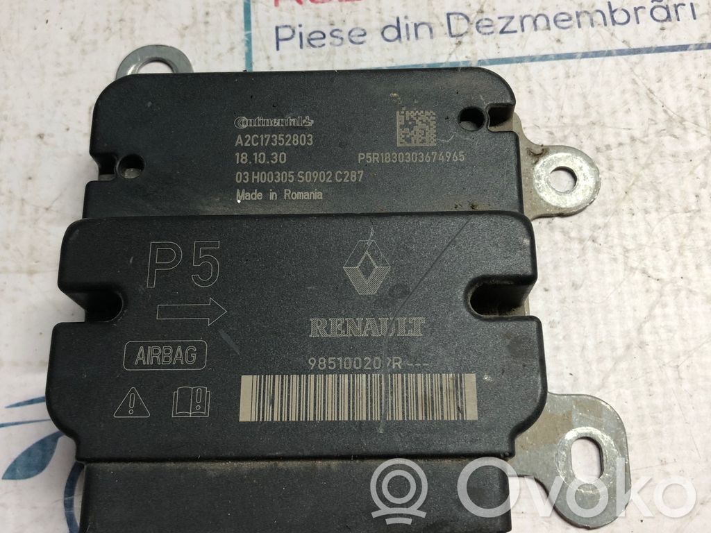 Airbag control unit/module   985100209R,24135,985100209R