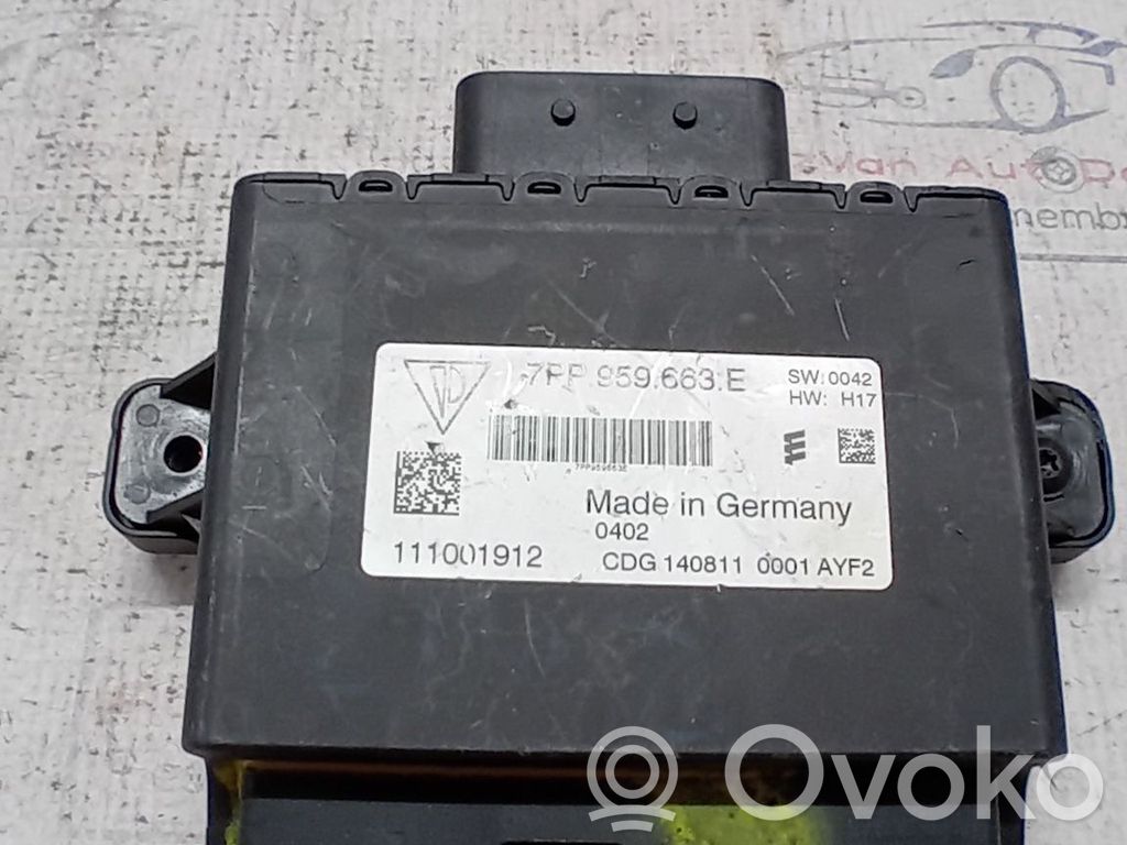 Autres unités de commande / modules   7PP959663E,7PP959663E