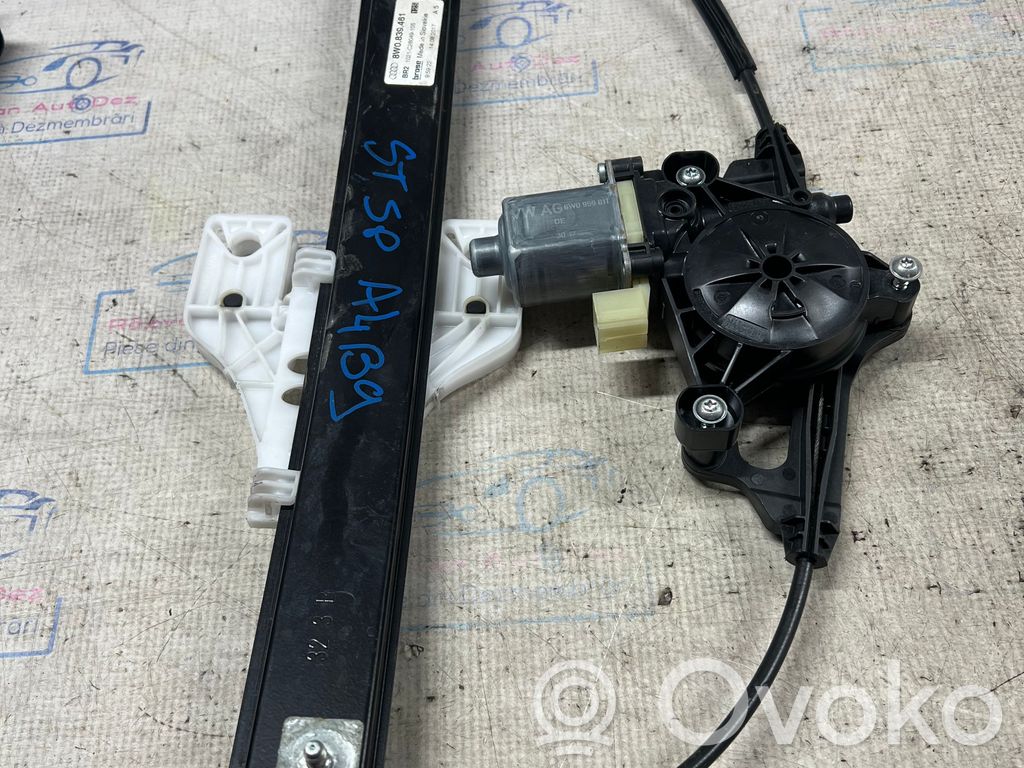 Audi A4 S4 B9 Rear door window regulator with motor 