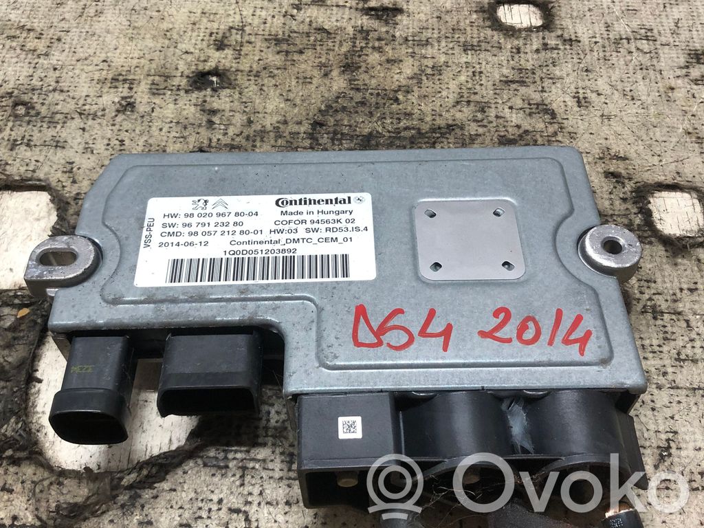 Battery control module   9802096780,9802096780