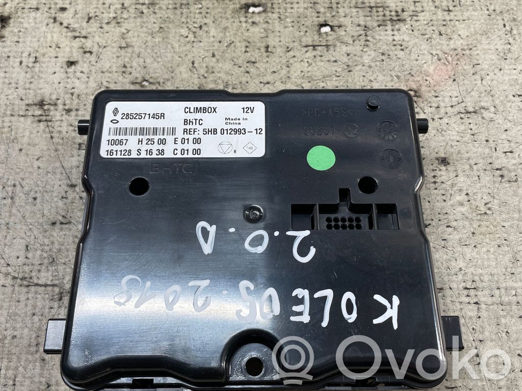 Renault Koleos I Air conditioning/heating control unit 