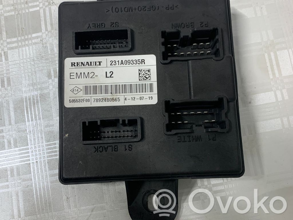 Módulo de confort/conveniencia   231A09335R,231A09335R