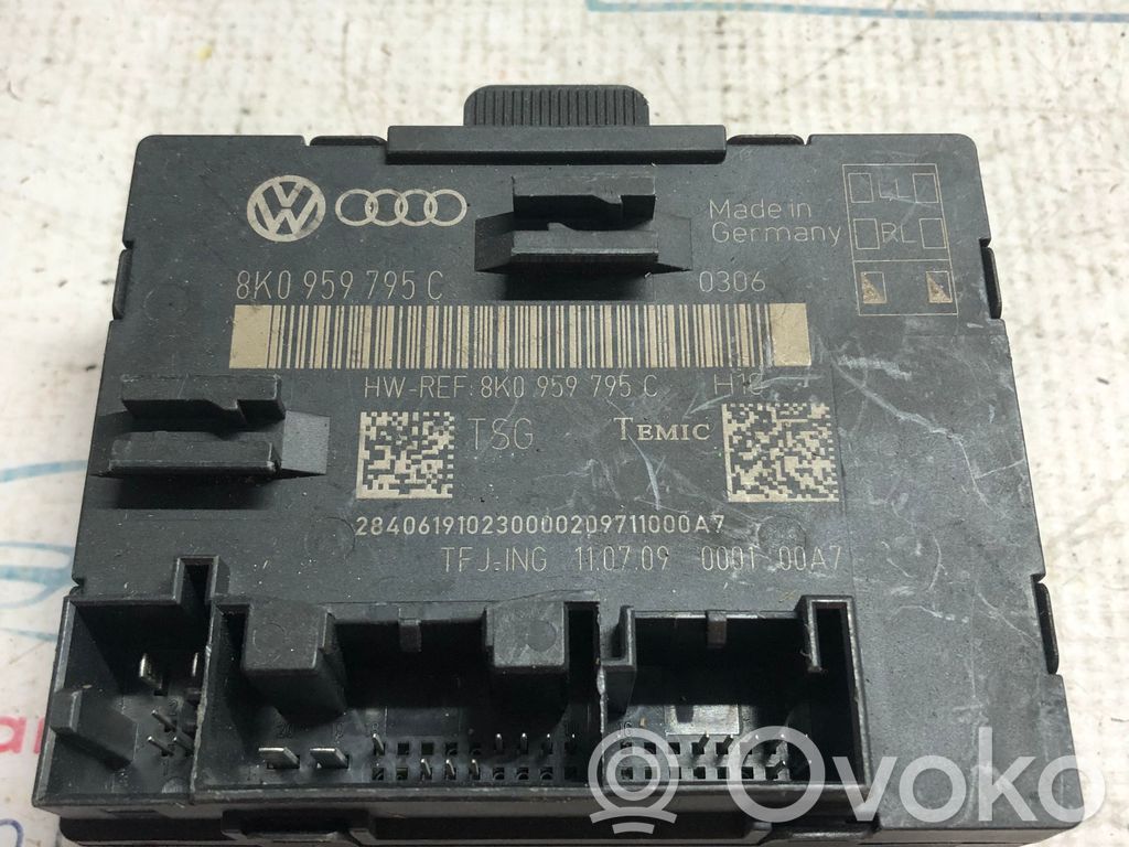Unité de commande module de porte   8K0959795C,27625,8K0959795C