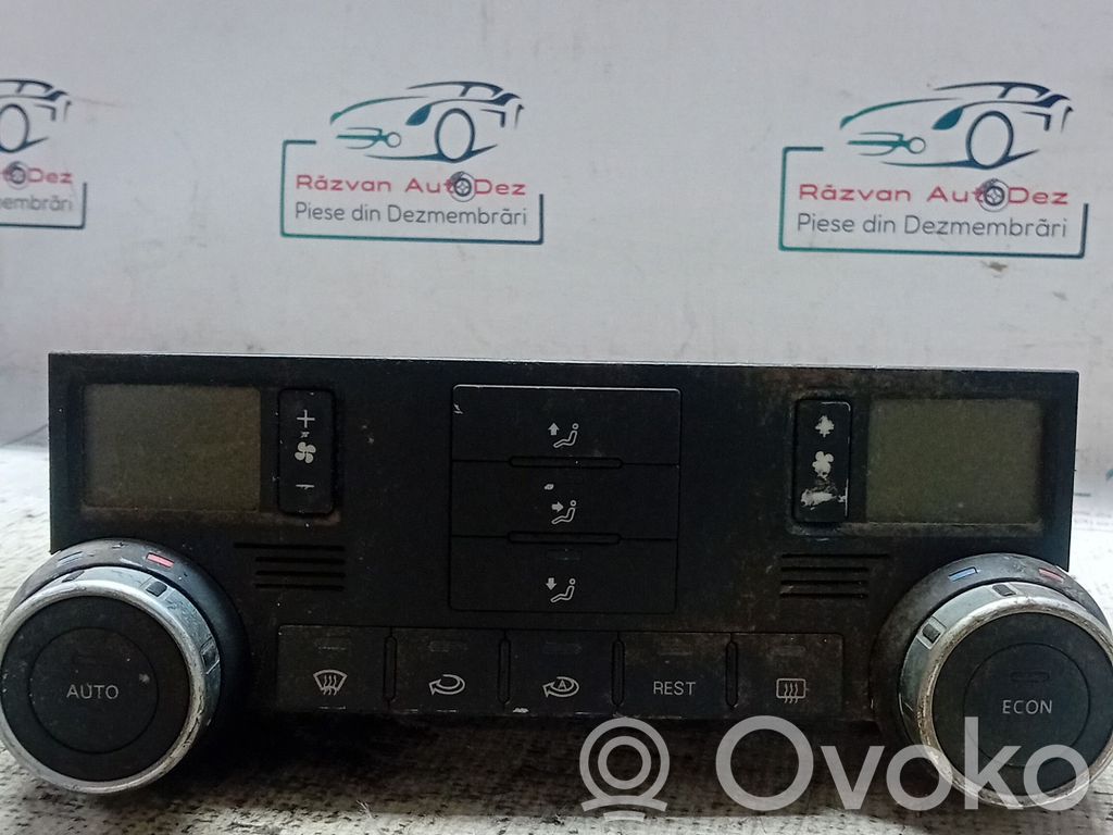 Volkswagen Touareg I Panel klimatyzacji 