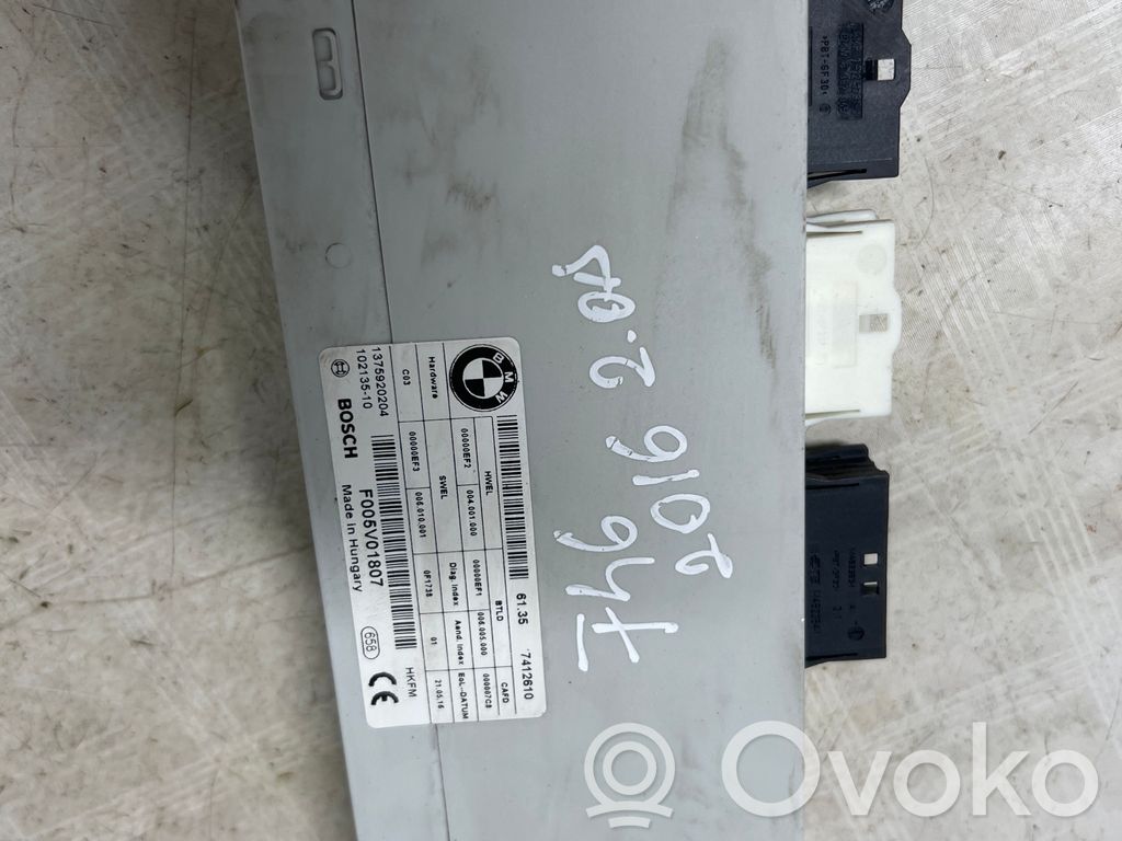 Unité de commande / module de hayon   7412610,7412610