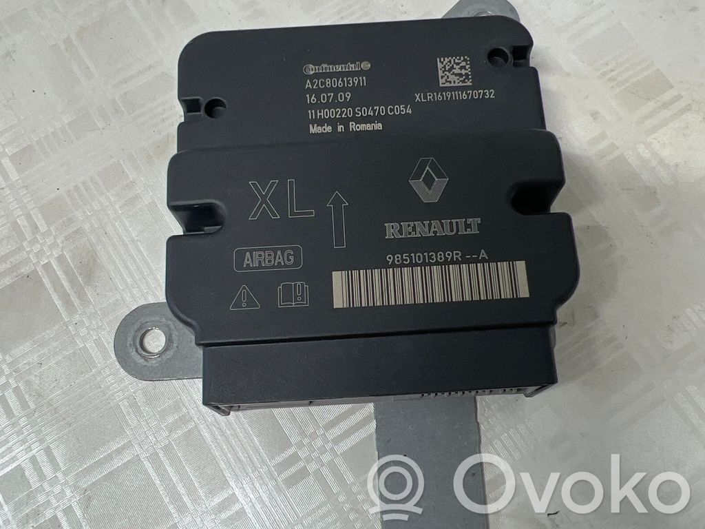Renault Clio IV Oro pagalvių valdymo blokas 