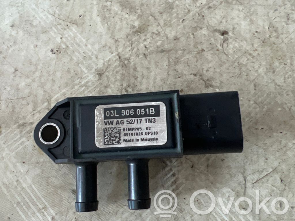 Audi A5 8T 8F Sensor de presión del escape
