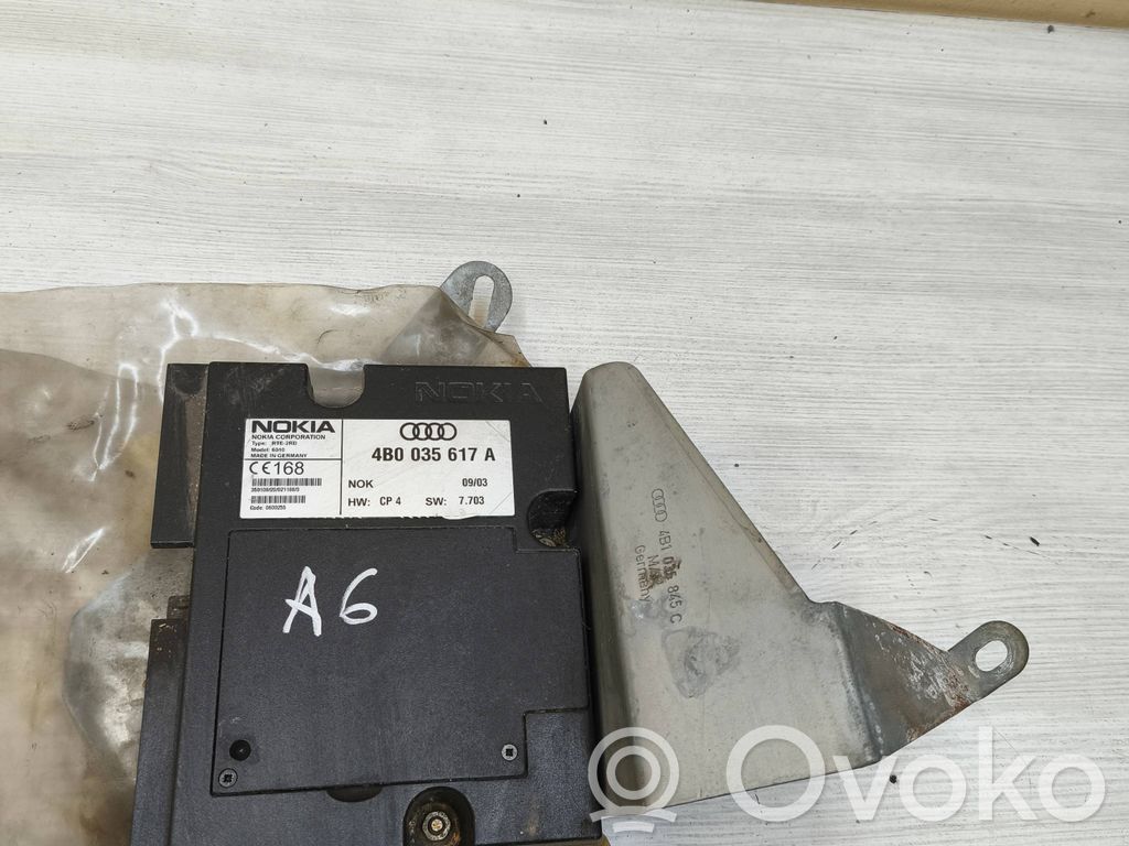 Unité de commande, module téléphone   4B0035617A,4B1035845C