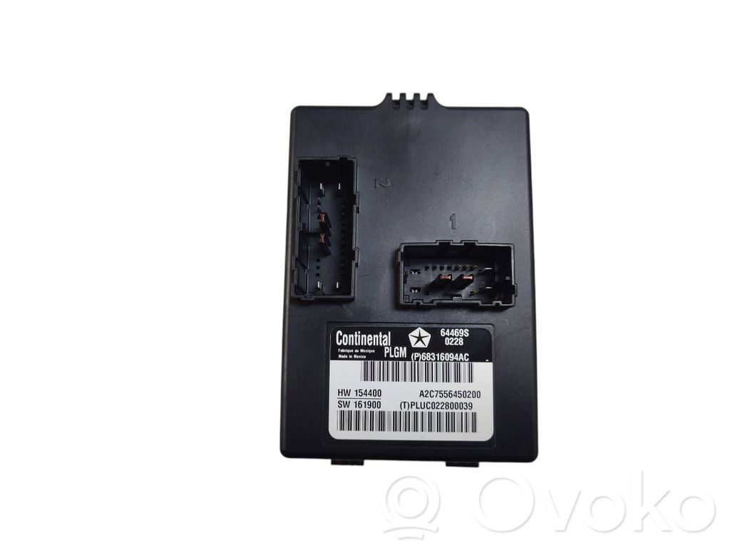 Chrysler Pacifica Tailgate/trunk control unit/module 