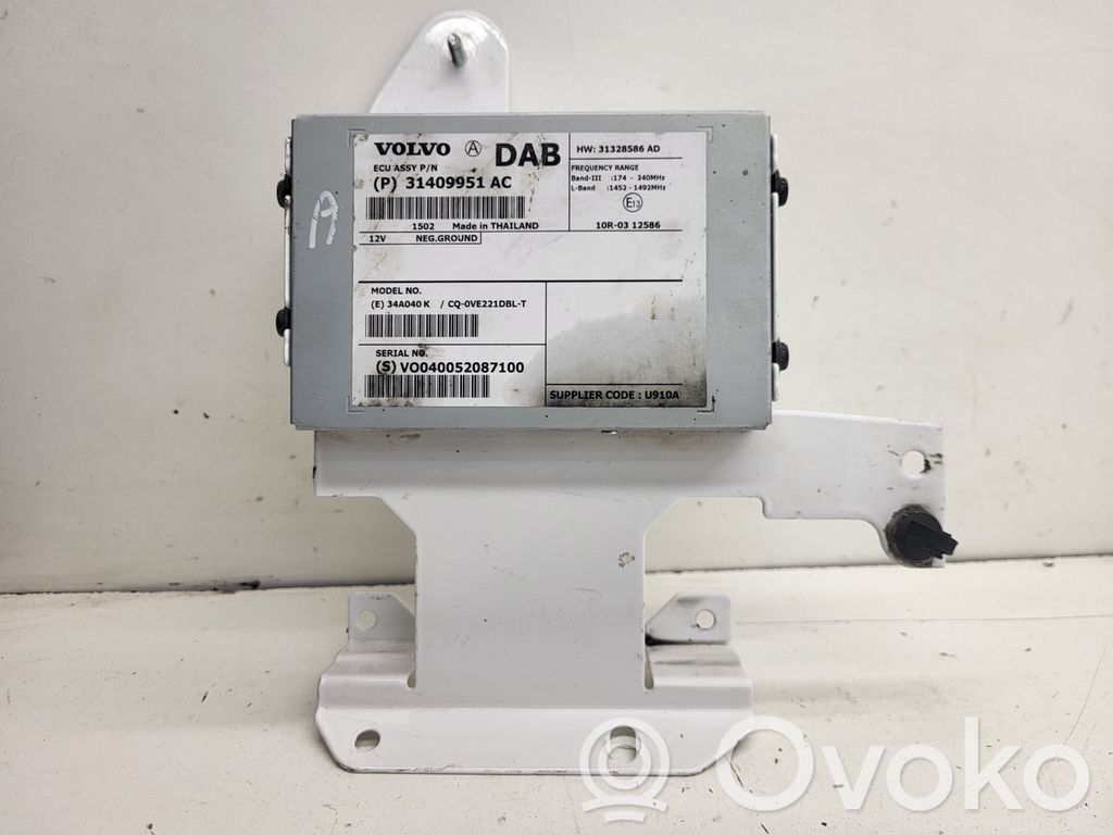 Other control units/modules   31409951AC