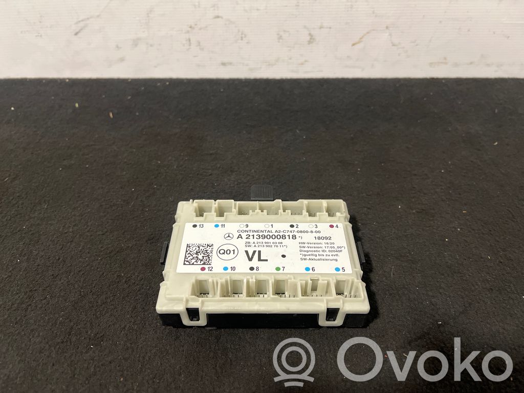 Mercedes-Benz S C217 Unité de commande module de porte 