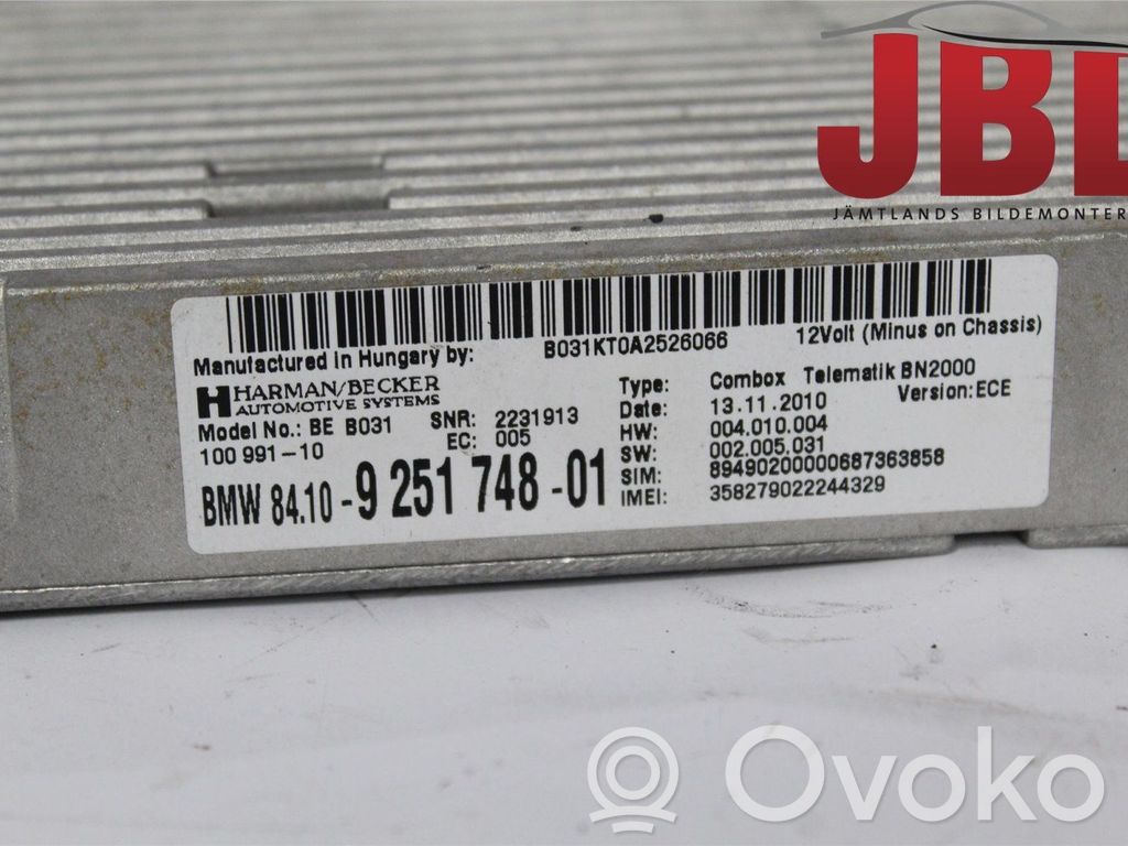 Autres unités de commande / modules   84109257161,84109251748,84109251748