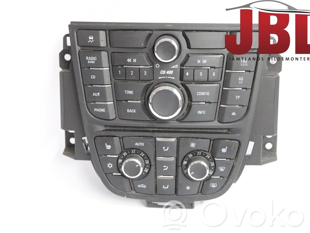 Opel Astra J Climate control unit 