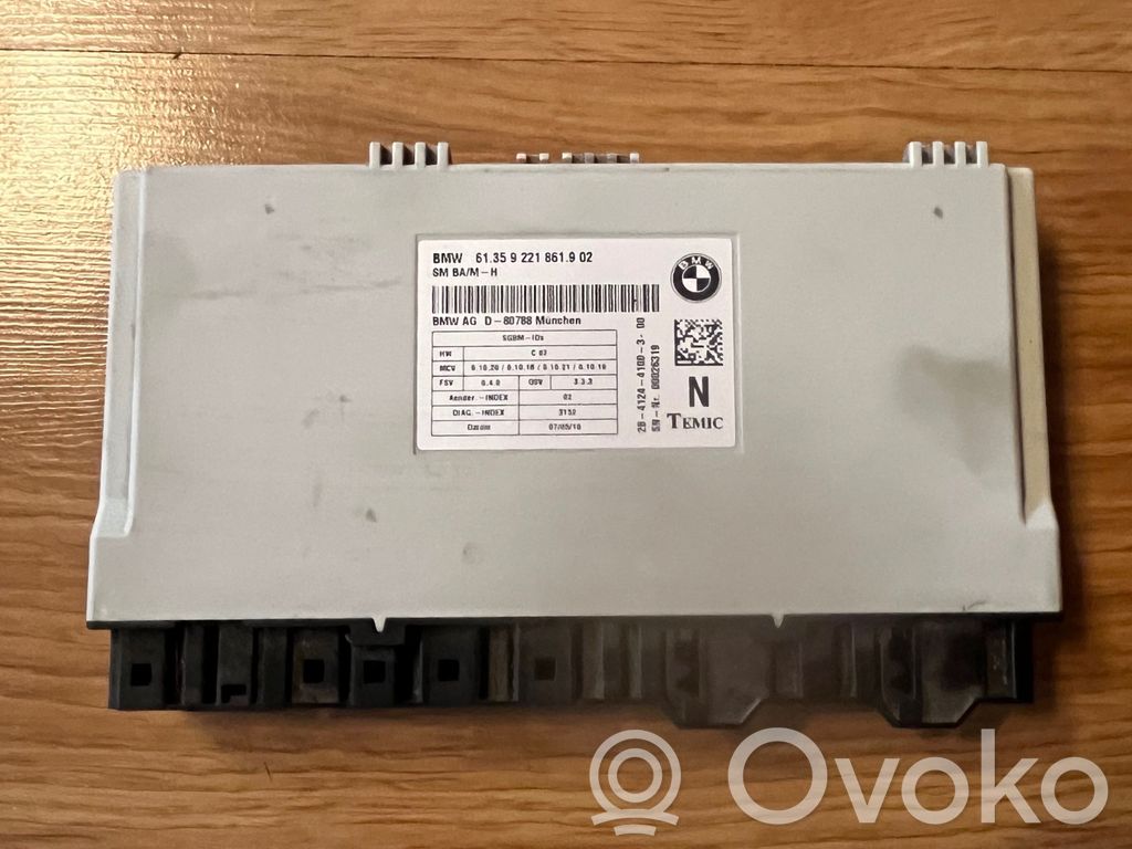 BMW 3 E92 E93 Seat control module 