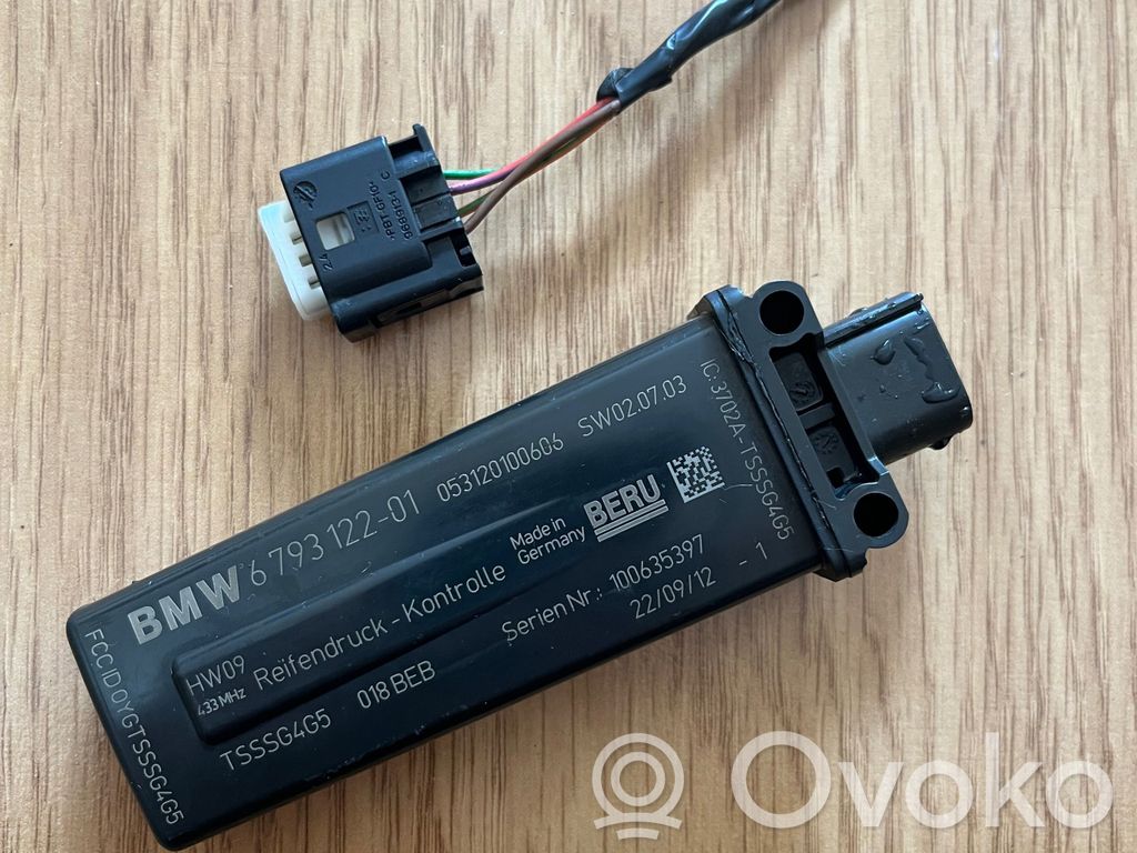 BMW X1 E84 Module de pression des pneus 