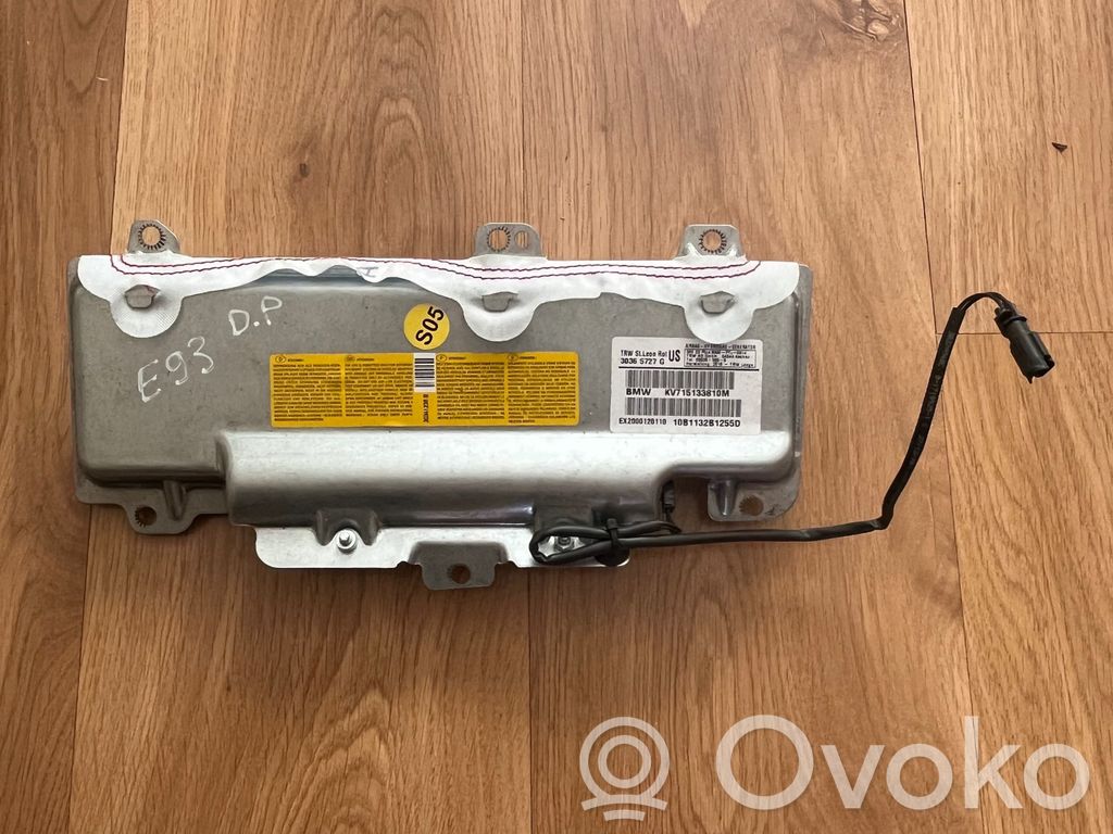 BMW 3 E92 E93 Ceļu drošības spilvens 