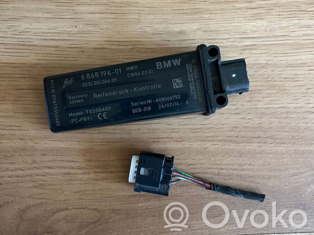 BMW X1 E84 Module de pression des pneus 