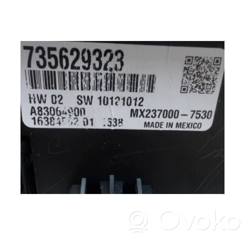Fiat 500 Climate control unit 