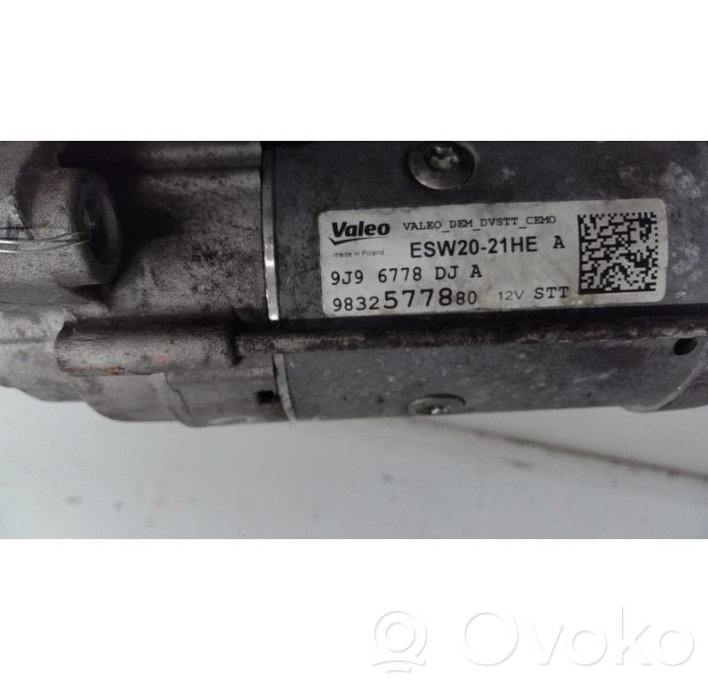 Motor de arranque   9832577880