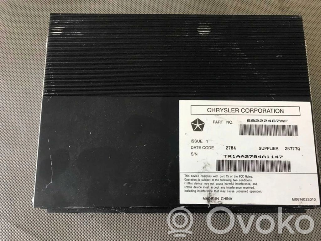 Dodge Charger Garso stiprintuvas 
