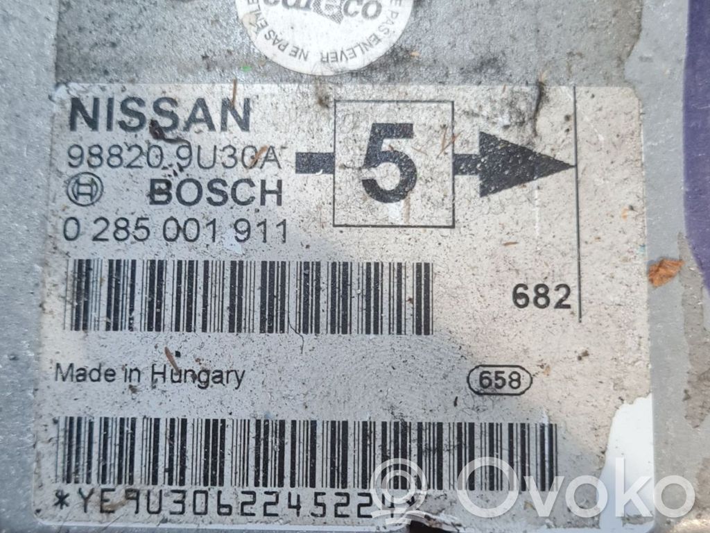 Nissan Note (E11) Airbag control unit/module 