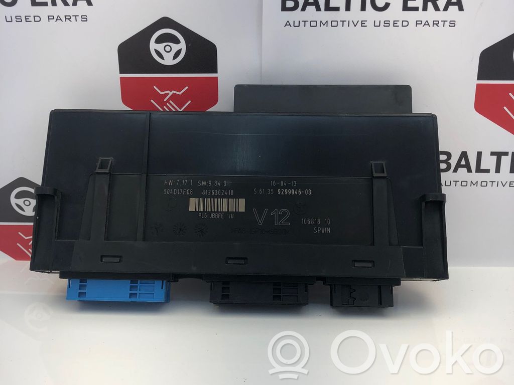 BMW 5 GT F07 Comfort/convenience module 