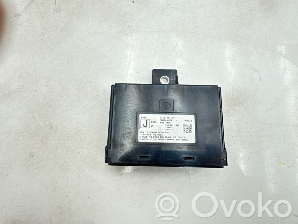 Mazda CX-30 Sonstige Steuergeräte / Module 