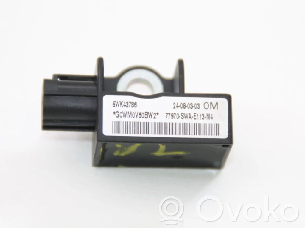 Airbagsensor Crashsensor Drucksensor   77970SWAE11,77970SWAE11,77970SWAE11