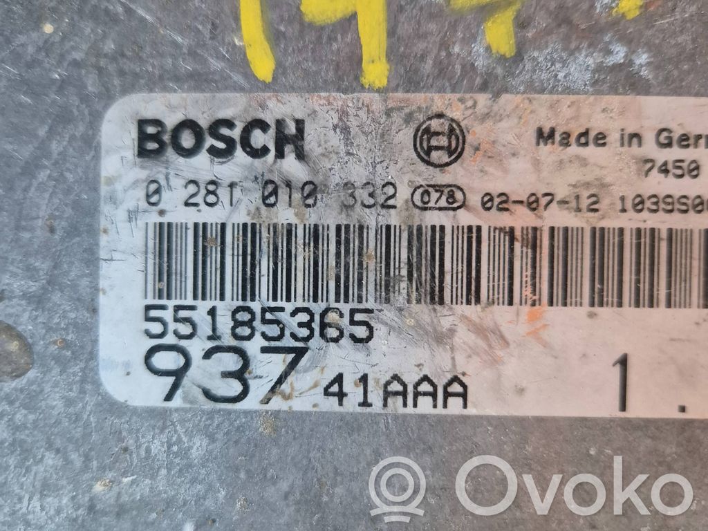 Alfa Romeo 147 Sterownik / Moduł ECU 