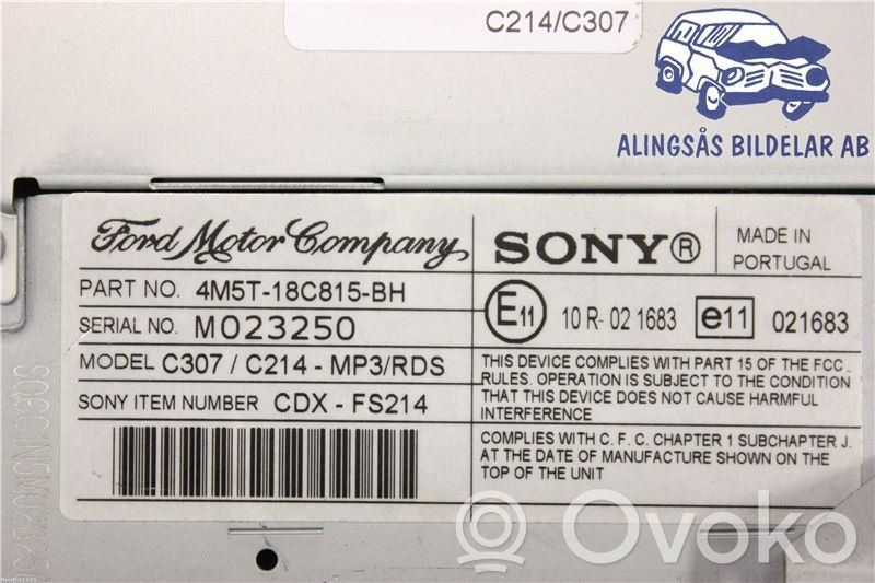 Ford Focus C-MAX Radio / CD-Player / DVD-Player / Navigation 