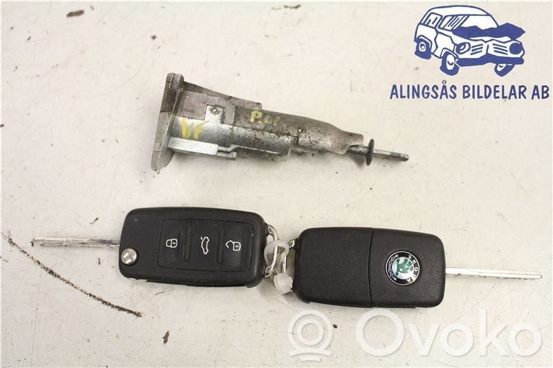 Skoda Superb B6 (3T) Cerradura de puerta delantera (junto a la manecilla) 