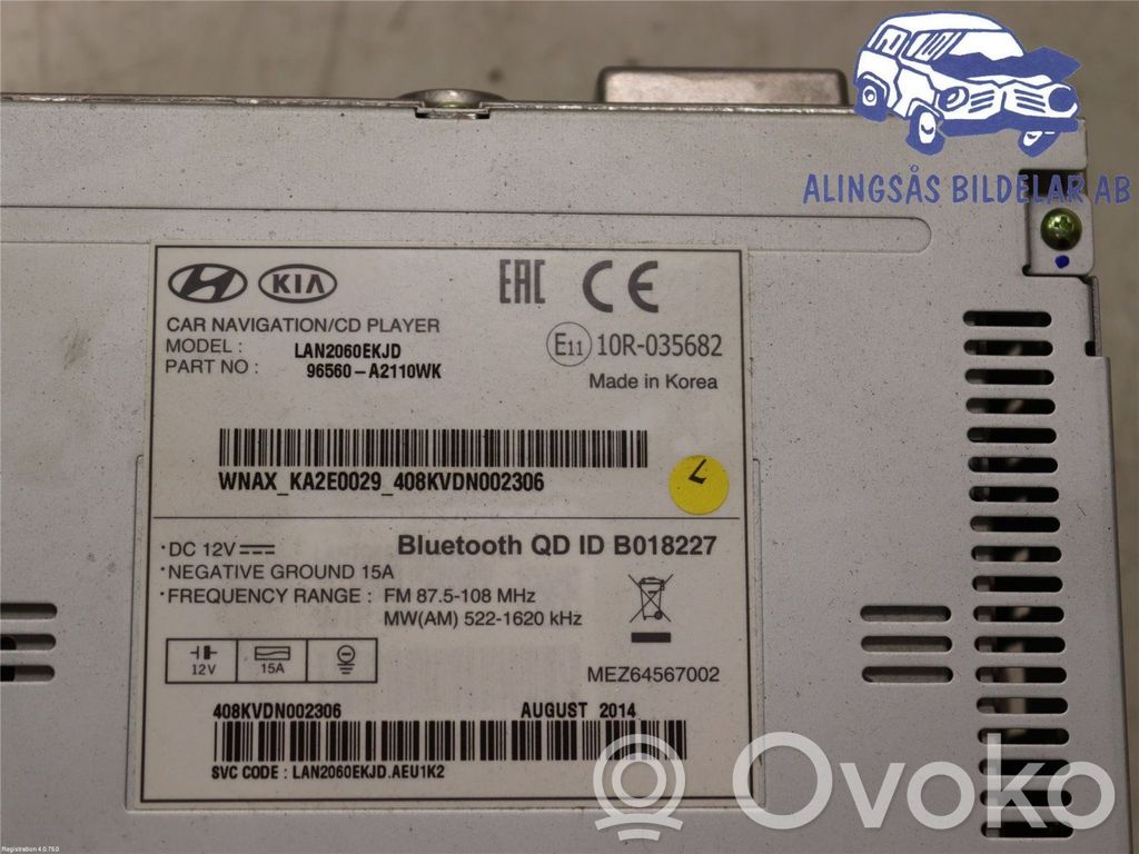 KIA Ceed Unité / module navigation GPS 