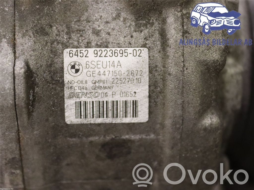 BMW 3 F30 F35 F31 Klimakompressor Pumpe 