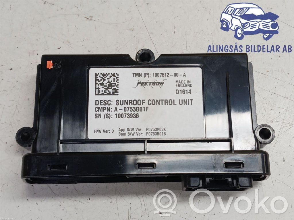 Stoglangio valdymo blokas   100751200A,100751200A