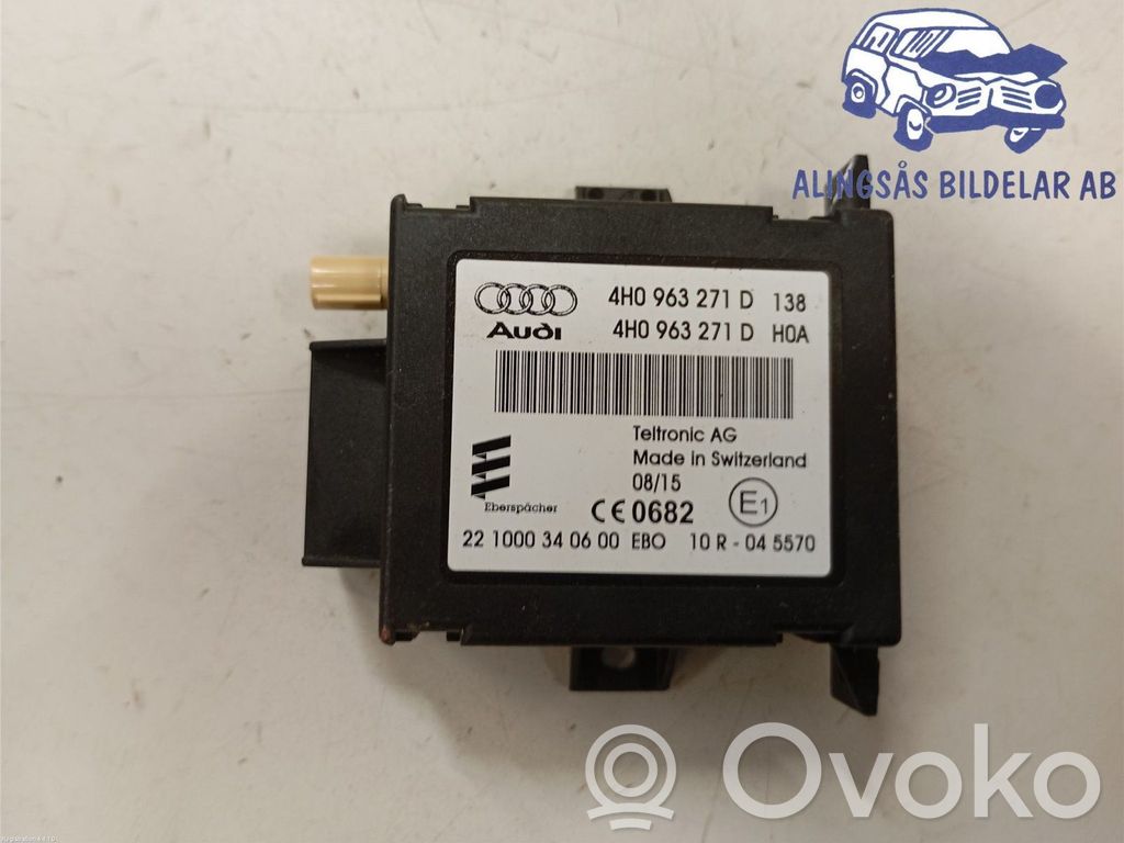 Auxiliary heating control unit/module   4H0963271D
