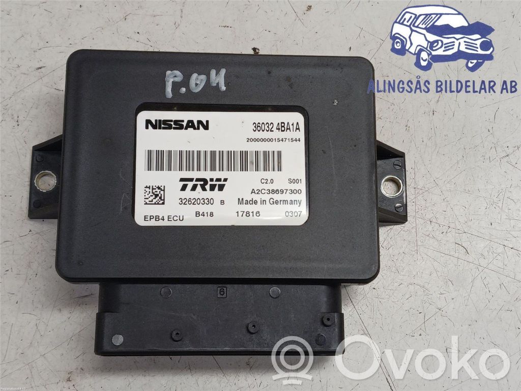 Nissan Qashqai Module de commande de frein à main 