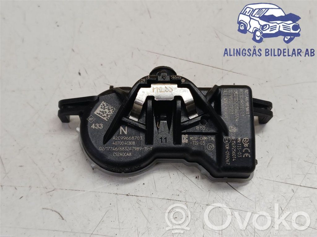 Nissan Qashqai Padangų slėgio daviklis 